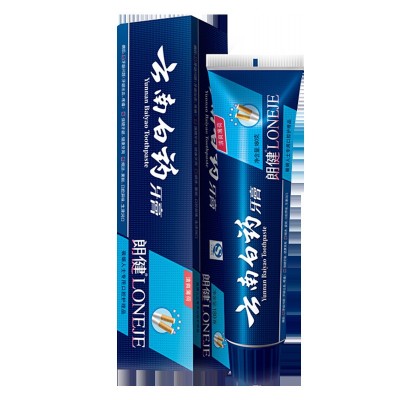 云南白药朗健牙膏清爽薄荷120g/180g  3支起批图2