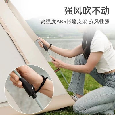 帐篷户外露营全自动双门速开折叠便携防雨防蚊加厚帐篷工厂直销  2顶起批图3
