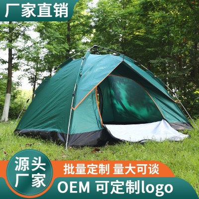 便携式户外帐篷野营加厚防雨全自动折叠野外露营沙滩帳篷工厂批发  2顶起批图5