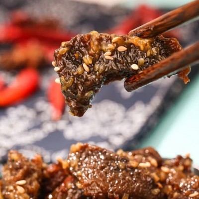 艾尼大叔手撕风干牛肉干批发超好吃手撕新疆整箱包邮零食 2g起批图4