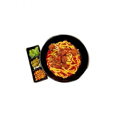 新疆炒米粉秘制酱爆辣米粉300g拌粉调味酱餐饮开店商用家庭装直销 3袋起批图5