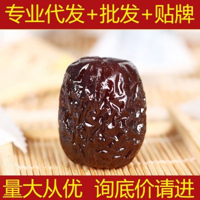 阿胶枣 独立小包装无核直播货源东阿100克啊胶枣小食品阿胶水晶枣10袋起批图2