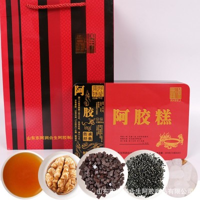 山东东阿原产阿胶糕驴皮熬制500g一斤装东阿特产阿胶糕一件2盒qp图3
