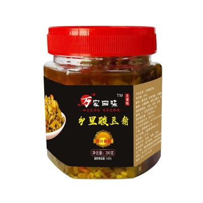 老坛酸豆角280g瓶装 正宗湖南泡豇豆开胃下饭菜 泡菜腌制咸菜豆角 2瓶起批图3