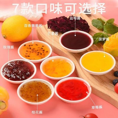 云南玫瑰酱商用草莓桂花酱百香果钵仔糕果酱批发奶茶冰粉配 料材料2瓶起批图2