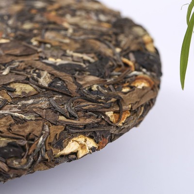 陈皮白茶饼 福建高山日晒茶叶 散装茶叶茶饼批发 原产地供应图2