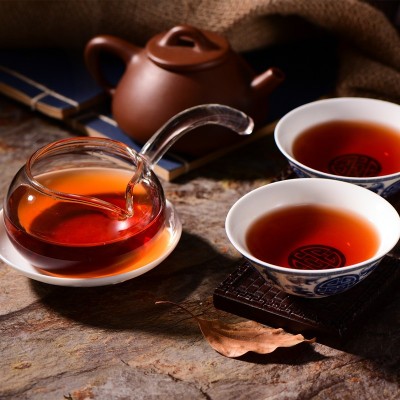 云南普洱茶批发散装 宫廷普洱 陈年老熟茶 七子茶饼散装包邮2斤起批图2