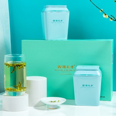 2022新茶春茶正宗西湖江南龙井茶明前茶叶精选礼盒200g2件起批图2