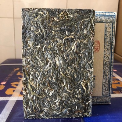 云南普洱茶生茶砖古树茶 250克砖茶临沧冰岛普洱茶里外一口料代发 2块起批图2