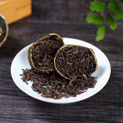 批发 新会壹号天马小青柑熟茶普洱茶陈皮柑普茶古树宫廷罐装500g2件起批图3