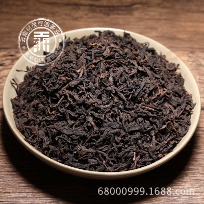 批发云南普洱茶勐海三级熟茶2017年普洱散茶产地货源2件起批图2
