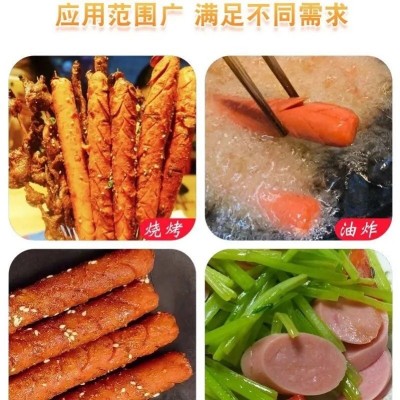 路边摊淀粉肠 早餐鸡肉原味火腿香肠批发 100克烧烤油炸煎脆皮烤 2件起批图3