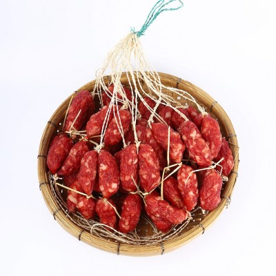 广式10斤散装脆皮粒肠短肠枣肠腊肠腊肉 饭堂餐饮腊肠厂家批发 2箱起批图2