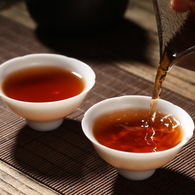 批发云南陈年普洱茶熟茶2003年古树迷你小金砖沱茶小方砖源头厂货 2斤起批图3