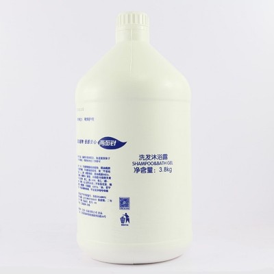 两面针桶装3.8L*4桶装洗发液沐浴液酒店宾馆洗发水沐浴露厂家销售  2箱起批图4