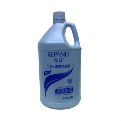两面针桶装3.8L*4桶装洗发液沐浴液酒店宾馆洗发水沐浴露厂家销售  2箱起批图5