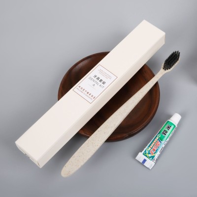 星级酒店一次性洗漱用品牙刷全套装宾馆牙刷高档民宿牙具批发  100套起批图2