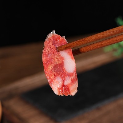 银顺腊味 500g长条粗广味腊肠香肠箱装散装批发 广式风味腊肠香肠 2袋起批图4