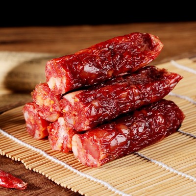 江门特产银顺腊味500g麻辣腊肠香肠箱装散装批发广东酒香广味腊肠 2袋起批图2
