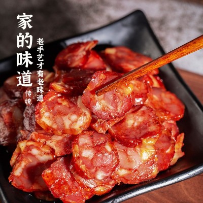 【精选】切片烟熏五花腊肉免洗免切预制菜品四川正宗特产腊味腊肠 2袋起批图4