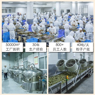 三珍斋手工粽子鲜肉粽嘉兴特产真空包装礼品散粽厂家直销批发代发 2袋起批图3