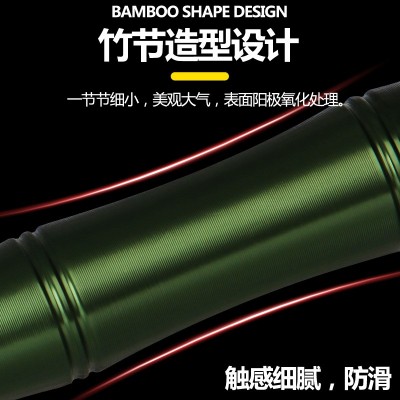 夜途铝合金登山杖手杖爬山户外徒步折叠多功能伸缩轻便带刀防身棍  2根起批图3