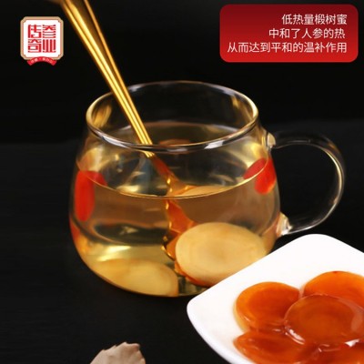 人参蜜片 长白山东北特产 即食批发 产地直发 蜂蜜 鲜人参片2件起批图5