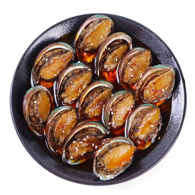 香辣鲍鱼12只海鲜麻辣熟食小鲍鱼佛跳墙现做即食罐装零食250g 2盒起批图5