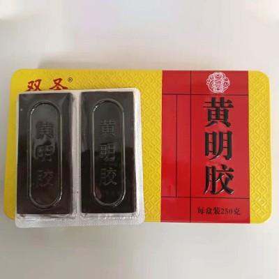 原料牛皮胶块驴胶驴皮山东东阿固元糕打粉原料阿胶阿胶块黄明胶块 2盒起批图3