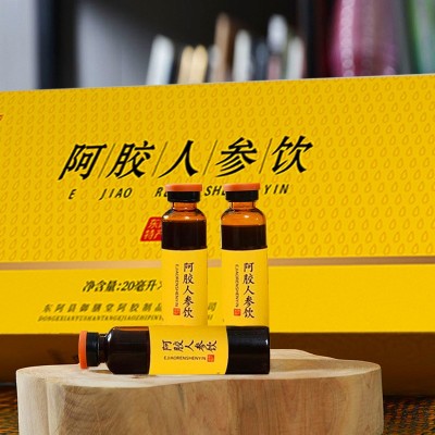 东阿御膳堂阿胶饮品瓶装24支阿胶人参饮品480ml厂家批发加工生产 2盒起批图4