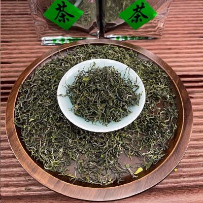 批发茶叶信阳毛尖2023新茶雨前春茶浓香耐泡炒青大叶手工绿茶500g2件起批图3