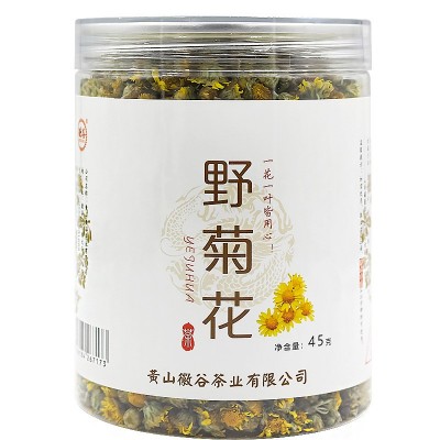 产地货源黄山野菊花罐装花茶厂家供应菊花茶批发45克高山野菊花2件起批图4