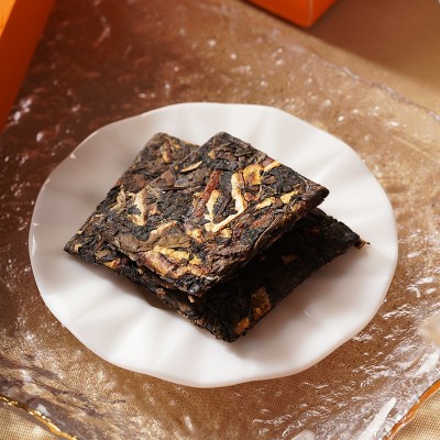望江南 福建陈皮白茶寿眉紧压调味茶泡袋礼盒装500克茶叶新款代发 2盒起批图3