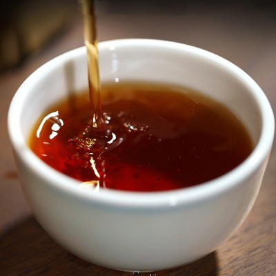 【冰岛熟茶】2017年冰岛村普洱茶熟茶批发冰岛熟茶饼甜润顺滑357g2件起批图3