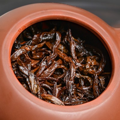 【2016年班盆古树熟饼】云南勐海布朗山普洱茶熟茶古树原料制200g2件起批图4