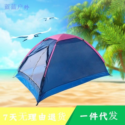 厂家直销户外用品露营山地野营双人郊游单层情侣旅游帐篷热卖帐篷  2顶起批图2