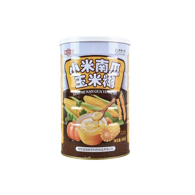 御颜堂小米南瓜玉米糊500克罐装早餐代餐粥 一件代发饱腹五谷米糊 2罐起批图5
