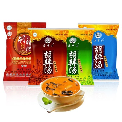 方中山胡辣汤料4口味组合 特产河南胡辣汤速食汤 2箱起批图2