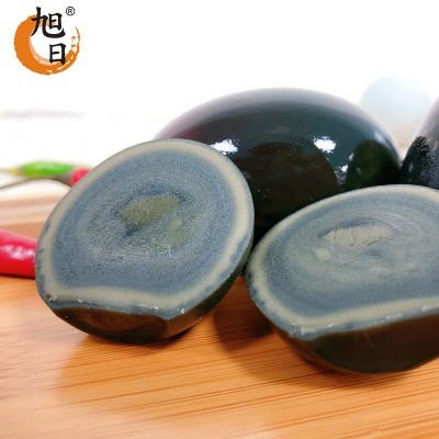 旭日厂家松花蛋变蛋松花皮蛋包泥鸭皮蛋6枚装批发2件起订图3