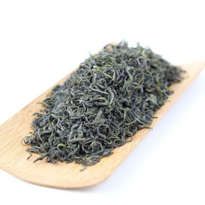 23年雨前炒青绿茶硒茶新茶散装清香型茶叶批发 大排档棋牌室用茶 2斤图2