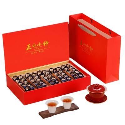 茶厂直供2023新茶武夷山红茶花香正山小种茶叶礼盒装过节送礼长辈 2盒图4