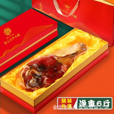 金华火腿整腿切片2斤火腿肉咸肉腊肉香肠年货礼盒土特产礼品送礼2盒起售图3