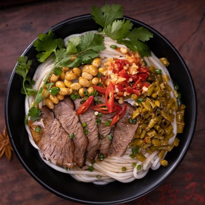 二子米粉桂林米粉原产广西特产牛肉卤菜粉方便速食劲道鲜米线袋装  280 2袋起售图3