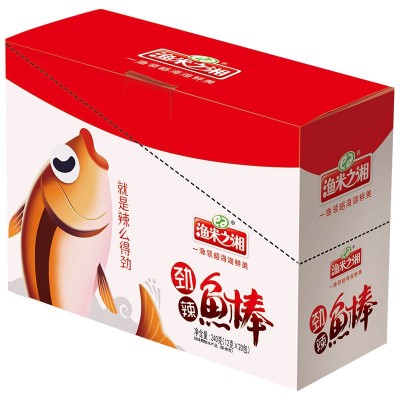 小鱼仔盒装 渔米之湘鱼仔240g/盒 12g*20包 两箱起批六种口味可混 (240g/盒) 3盒起售图5