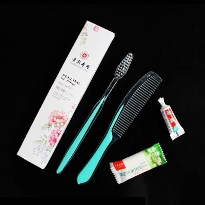 酒店用品四件套 宾馆用品四合一牙具 一次性牙刷牙膏洗漱套装批发  10套起售图5