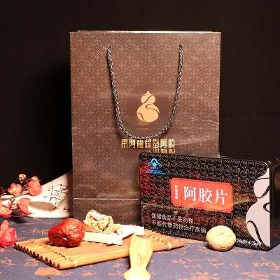 东阿厂家福禄堂阿胶胶盛堂牌250克驴皮蓝帽阿胶块支持检测批发2盒起售图2