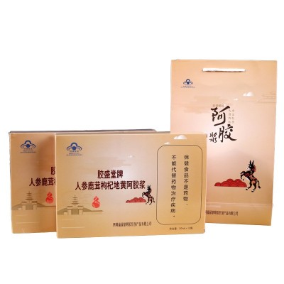 东阿福禄堂 阿胶浆 阿胶口服液鹿茸人参枸杞地黄 阿胶浆20ml*12只2盒起售图5