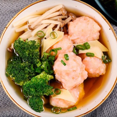潮汕特产虾丸虾球虾肉丸 鲜虾虾滑手工火锅麻辣烫肉丸子食材批发 2件图4