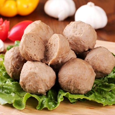 潮汕风味牛肉丸250g/袋 汕头特产烧烤火锅关东煮手工丸子量大从优 2袋图5