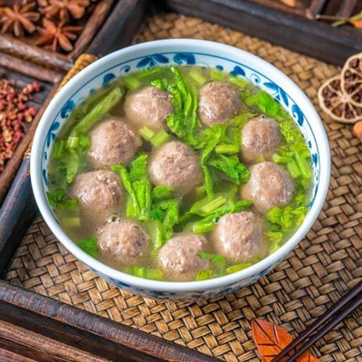 潮汕风味牛肉丸250g/袋 汕头特产烧烤火锅关东煮手工丸子量大从优 2袋图4